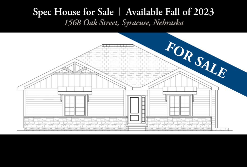 Spec House for Sale in Syracuse, NE